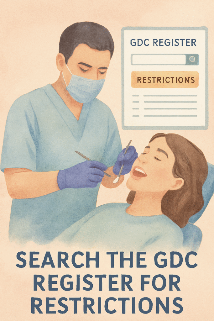 How Safe is Your Dentist? What you need to know about restricted private denist. copilot 20251120 204219