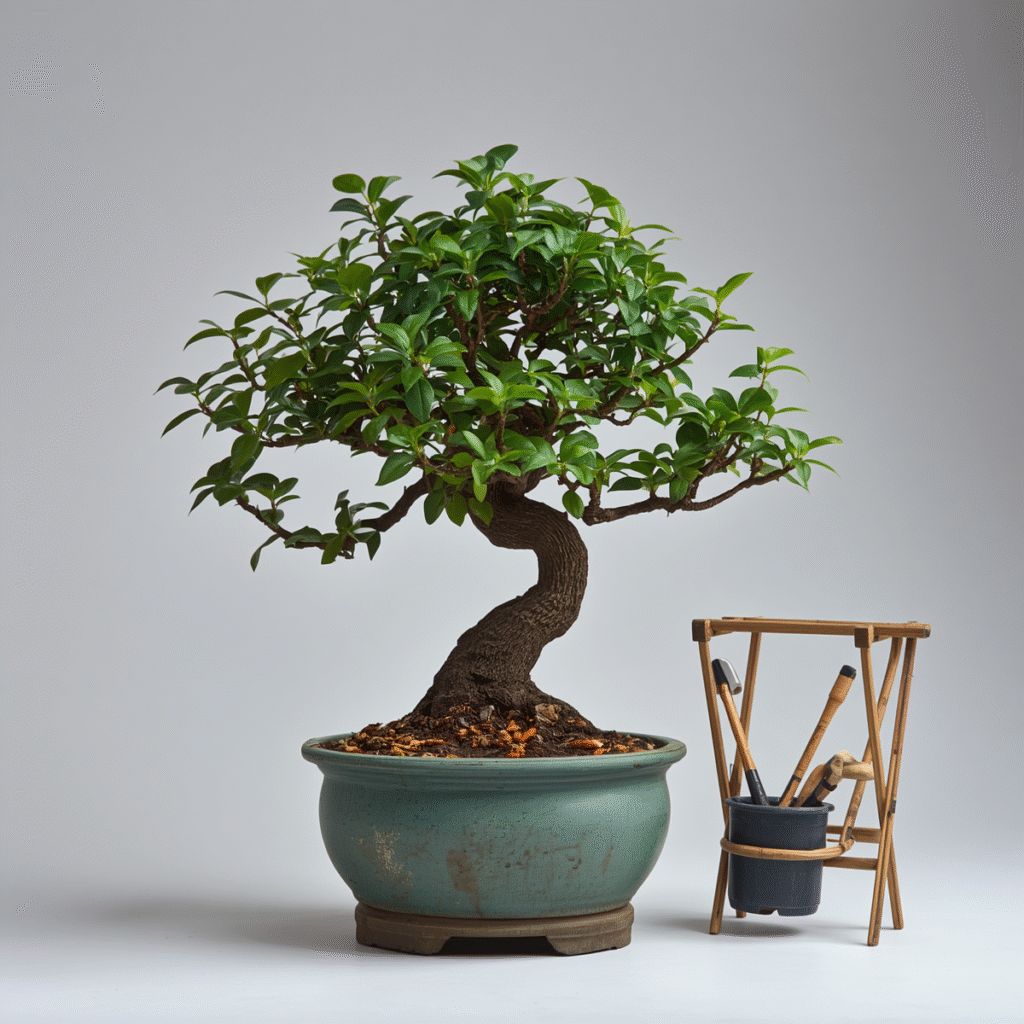 Relaxing Pastimes: Five Creative Ways to Unwind and Reconnect a bonsi tree growing in a pot put small tiny garde